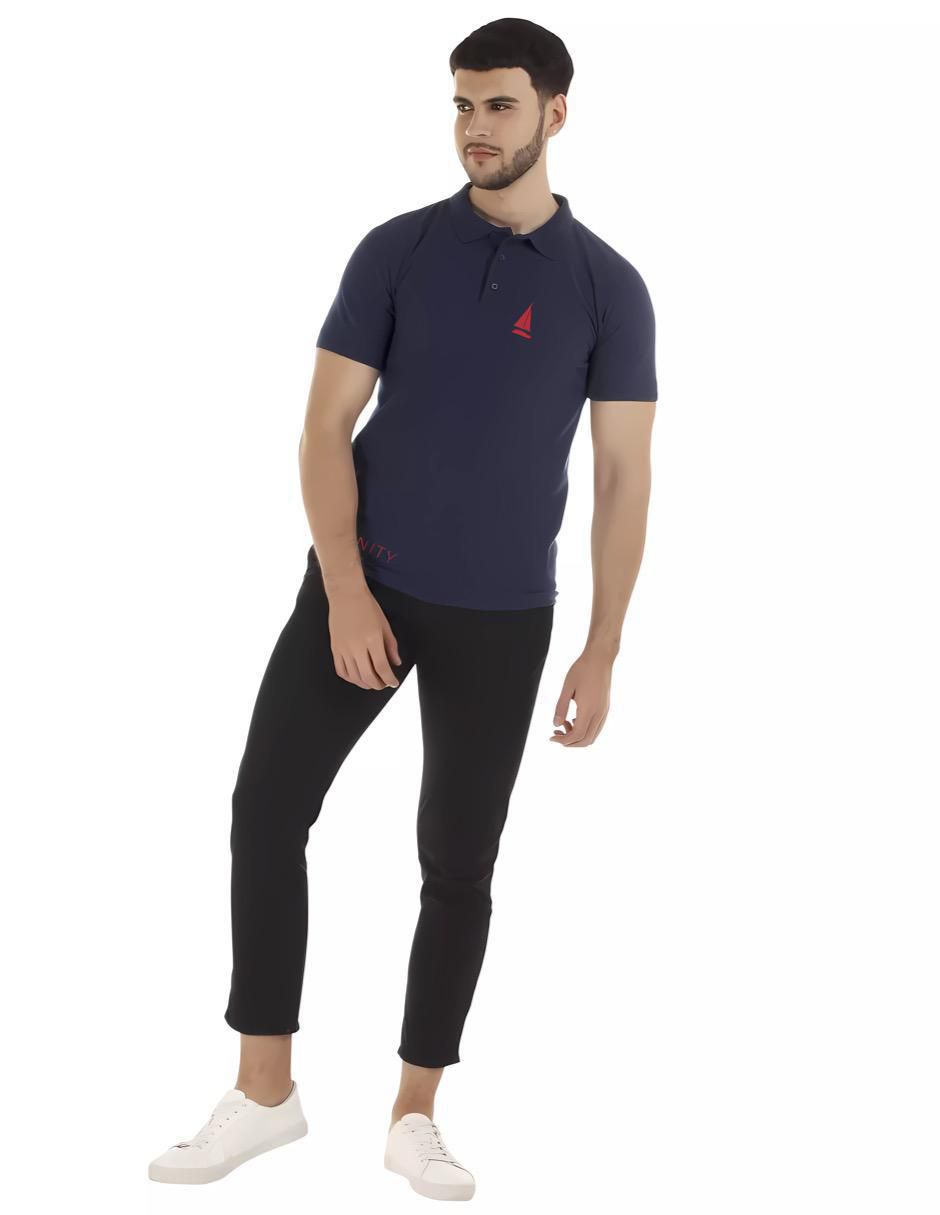 Playera tipo polo Marinity para hombre
