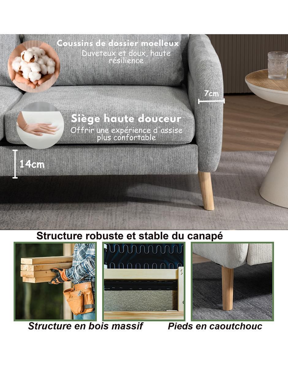 Love seat de lino 11