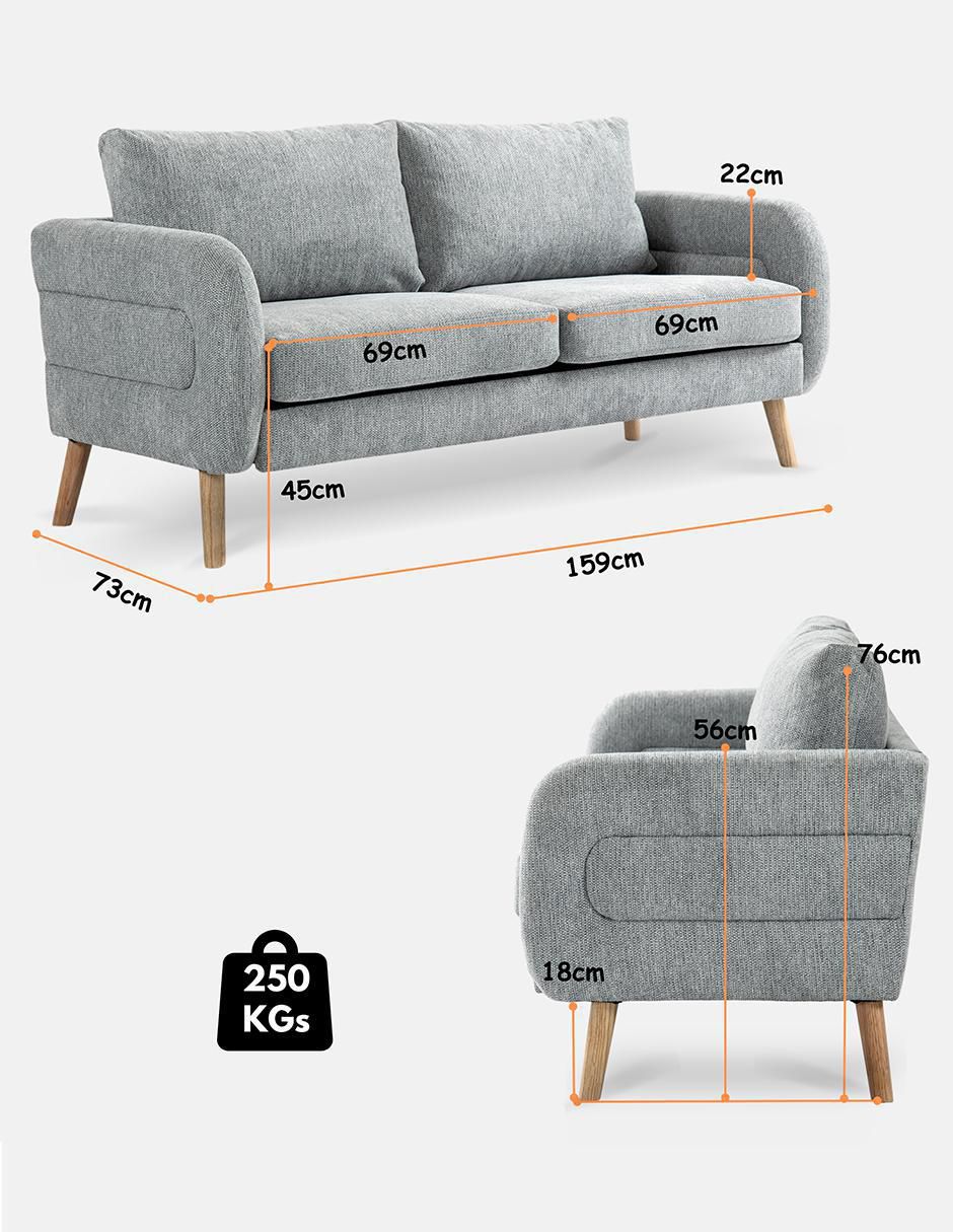 Love seat de lino 13