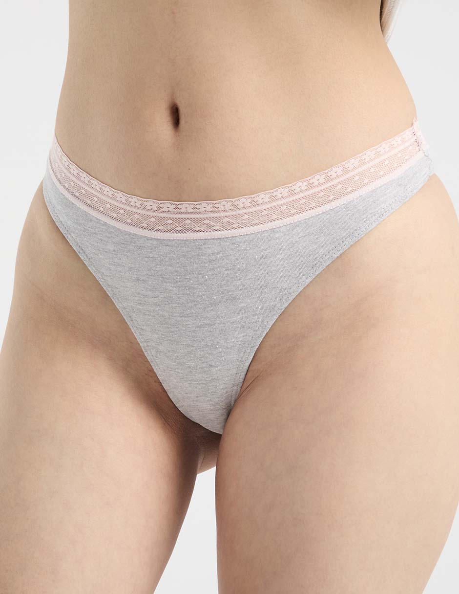 Tanga de algodón para mujer 1