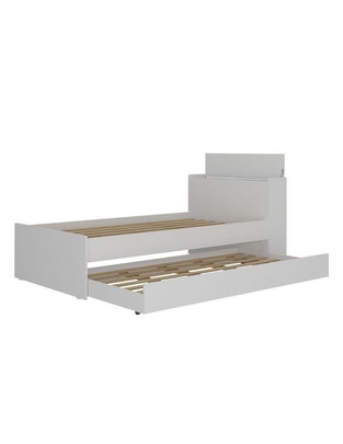 Cama doble Bicama de madera individual