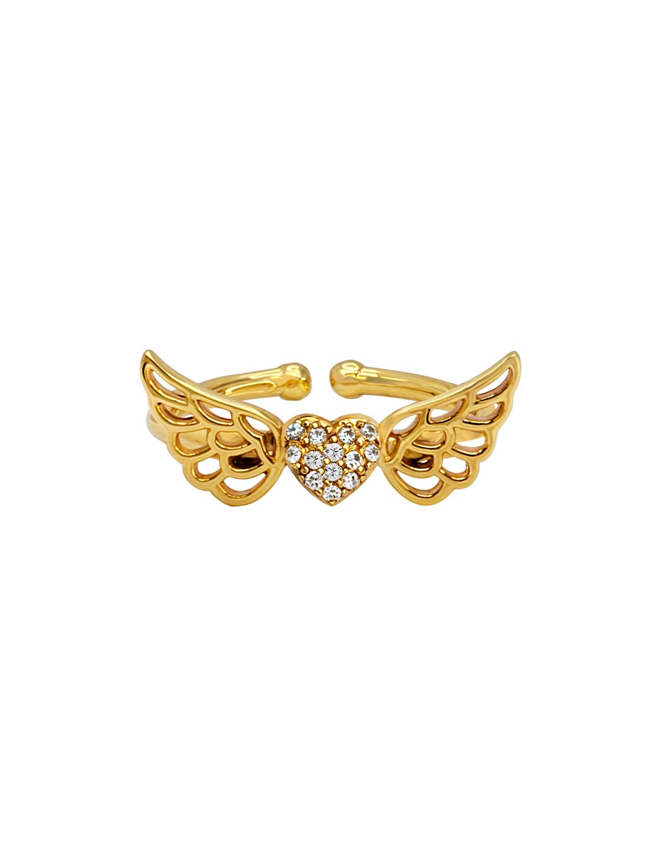 Anillo de corazón Eterna P 925 de plata zirconia pavé Anillo de corazón Eterna P 925 de plata zirconia pavé