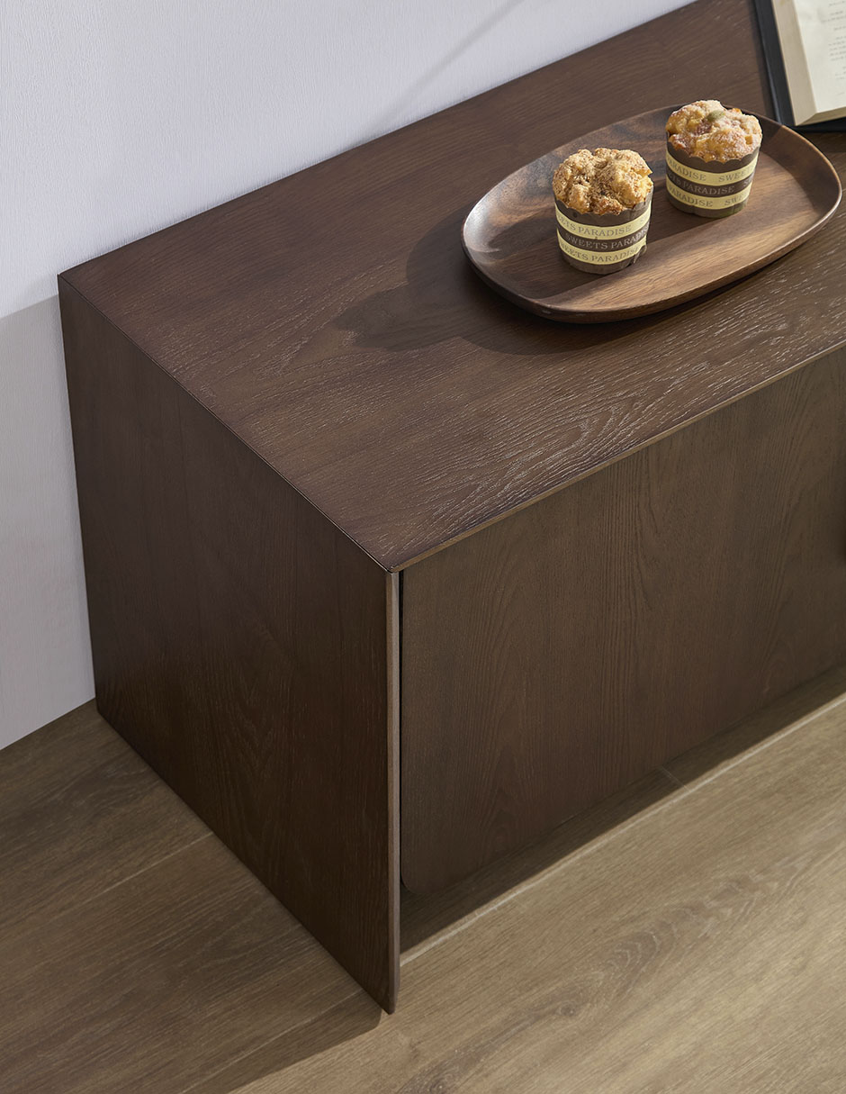 MUEBLE DE TV LUXOR RE MDF, CAFÉ