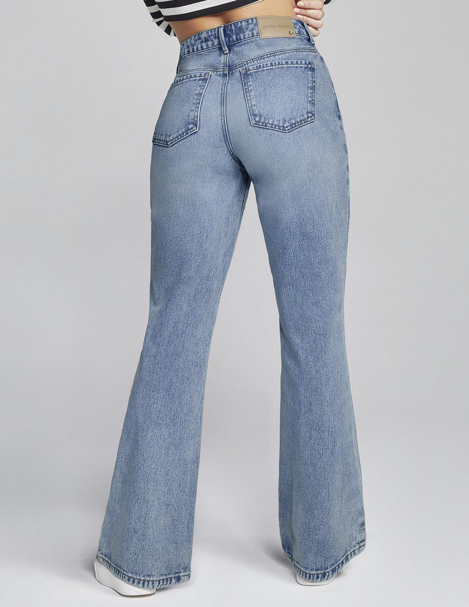 Jeans relaxed flare 4240stmc para mujer 5