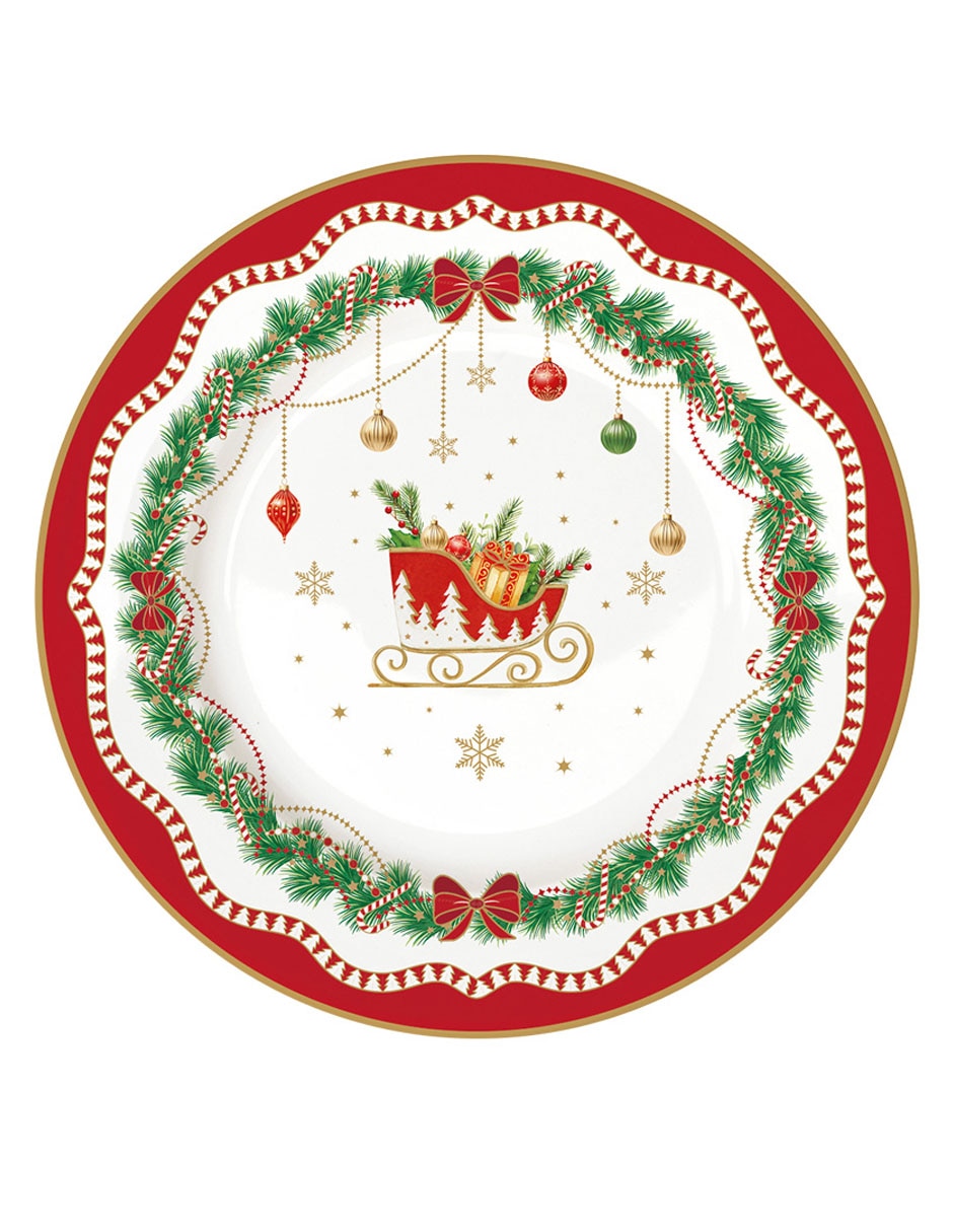 Set platos para postre de porcelana 4 piezas 3