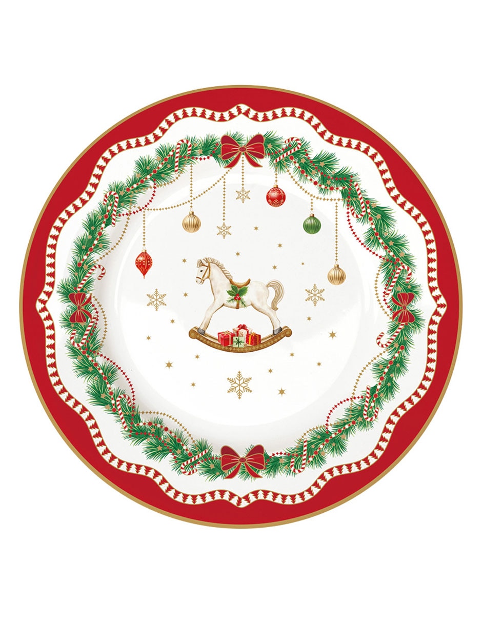 Set platos para postre de porcelana 4 piezas 4