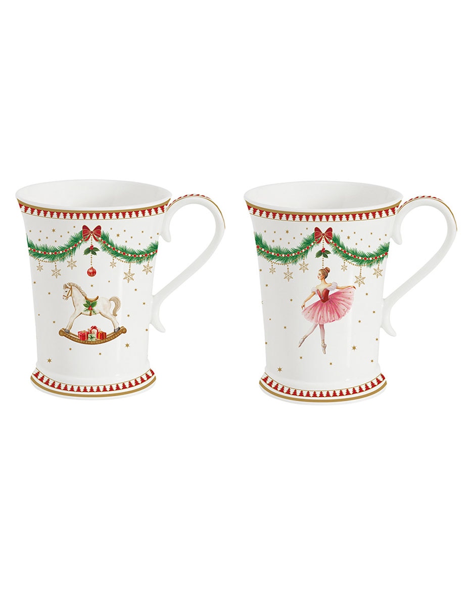 Set de tazas clásicas magie de noël 2 piezas 1