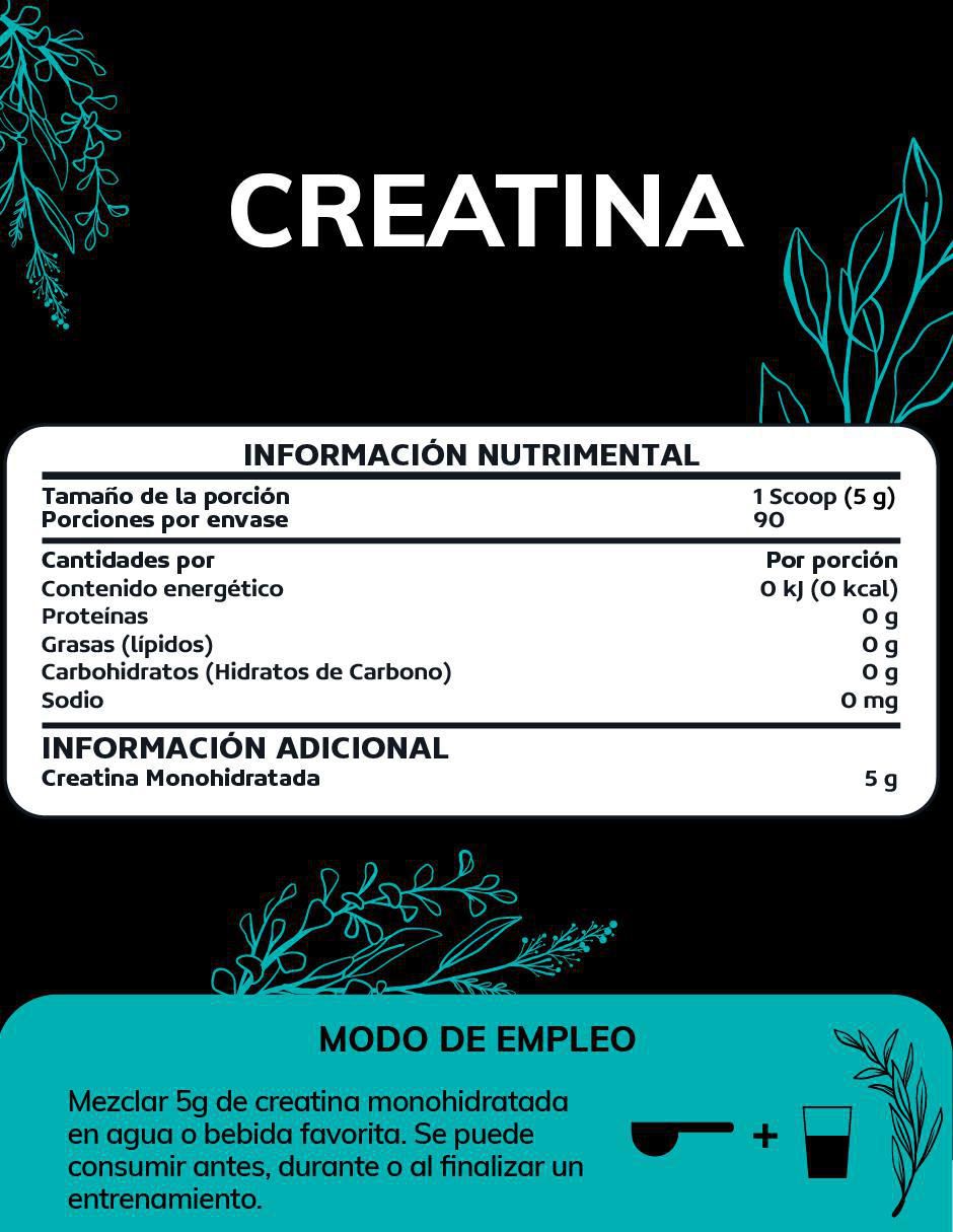 Creatina Monohidratada Micronizada Quotidien de 450 g