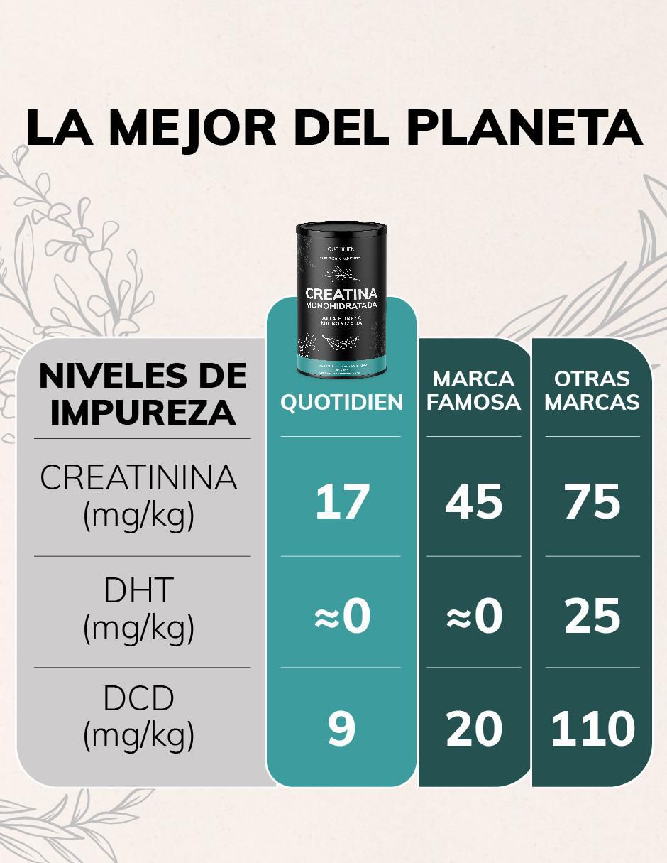Creatina Monohidratada Micronizada Quotidien de 450 g