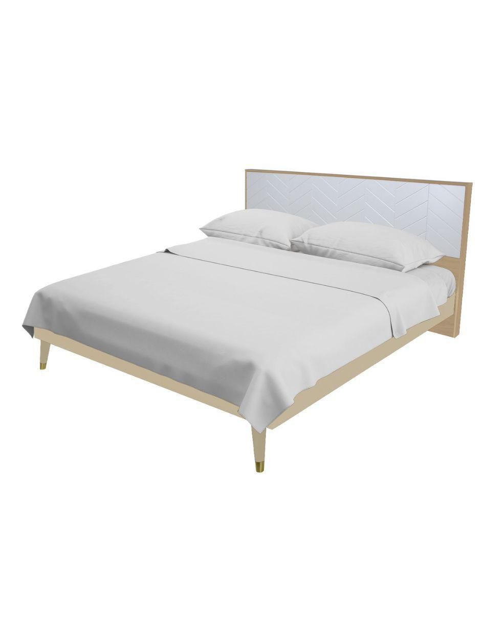 Cama Teramo Encino Mundo In de madera queen size