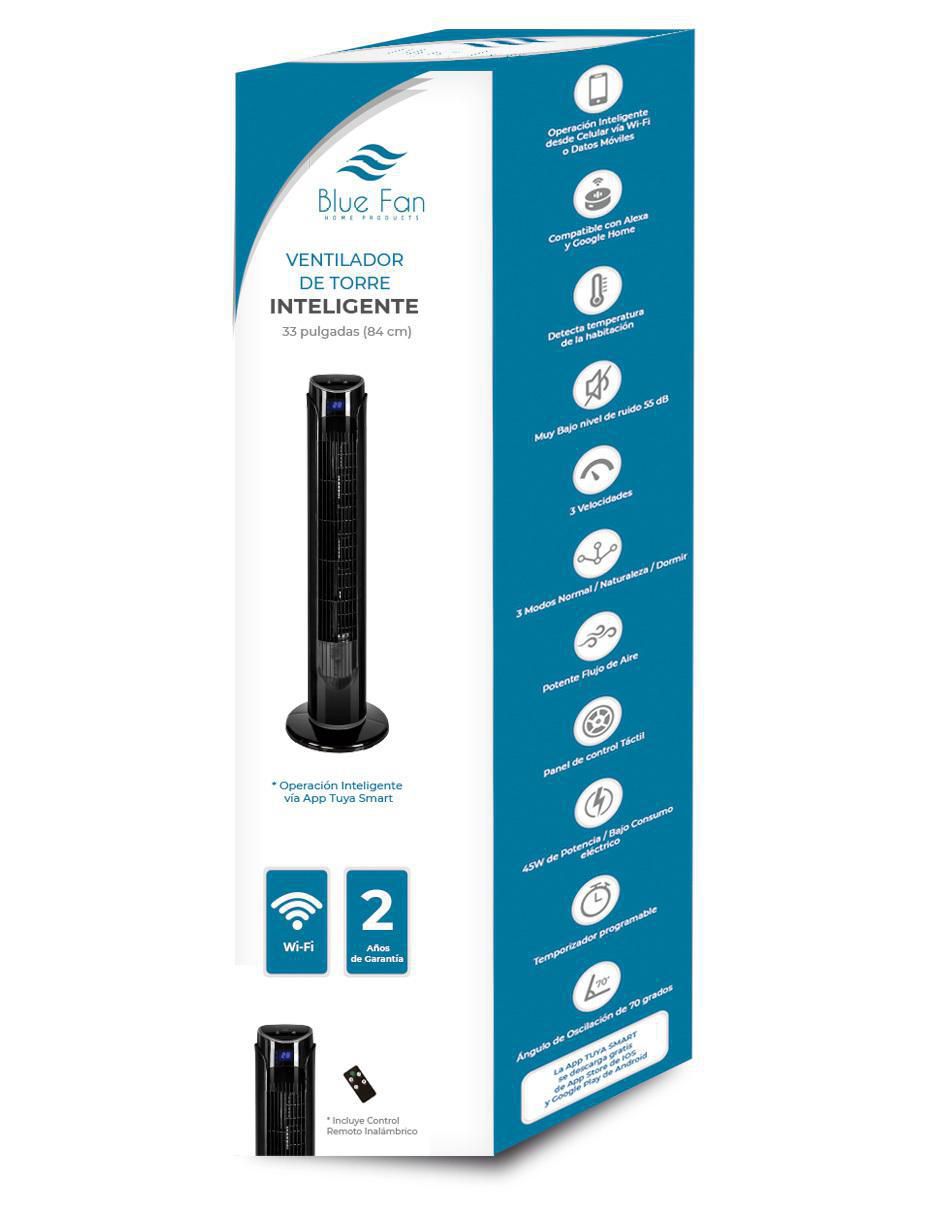 SET VENTILADOR SMART BT33 BLUE, BLANCO