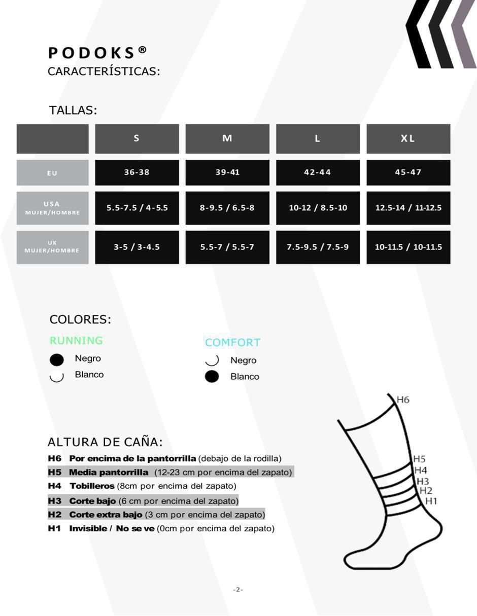 Calcetín biomecánicos para correr unisex 8