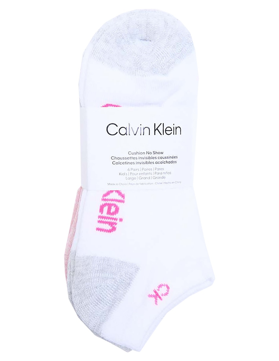 Set de tín Calvin Klein Athletic para niña 6 pares