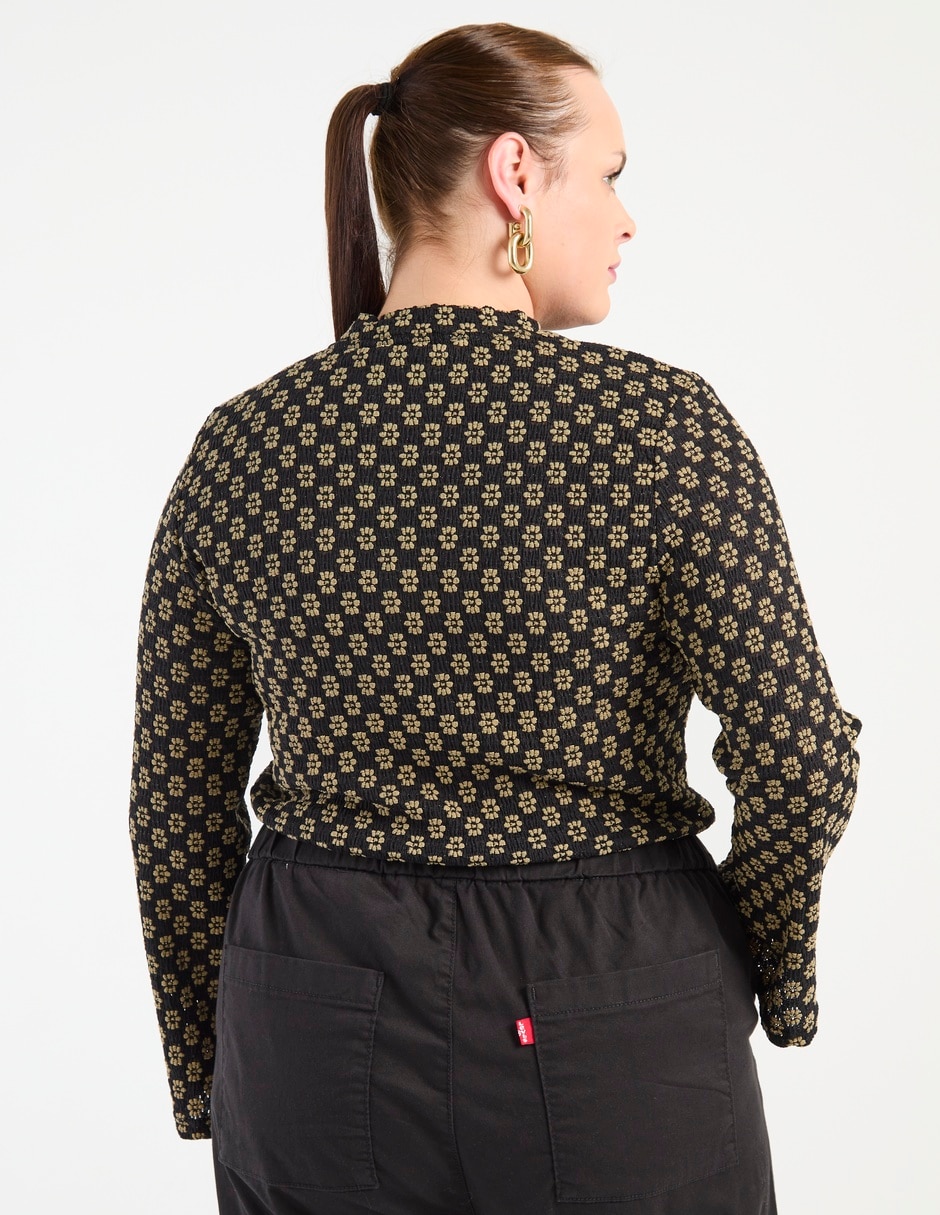 Blusa manga larga para mujer 5