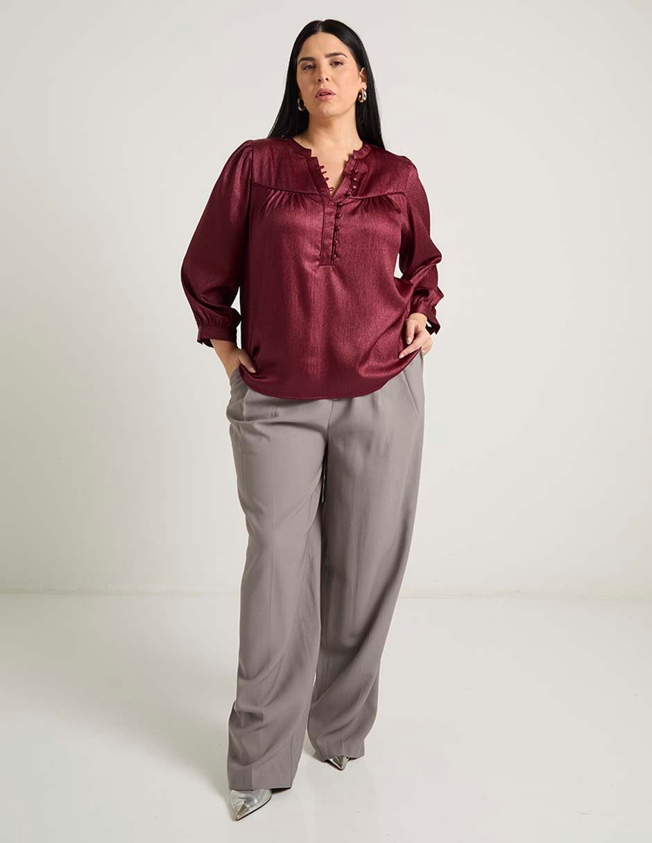 Pantalón amplio para mujer 4