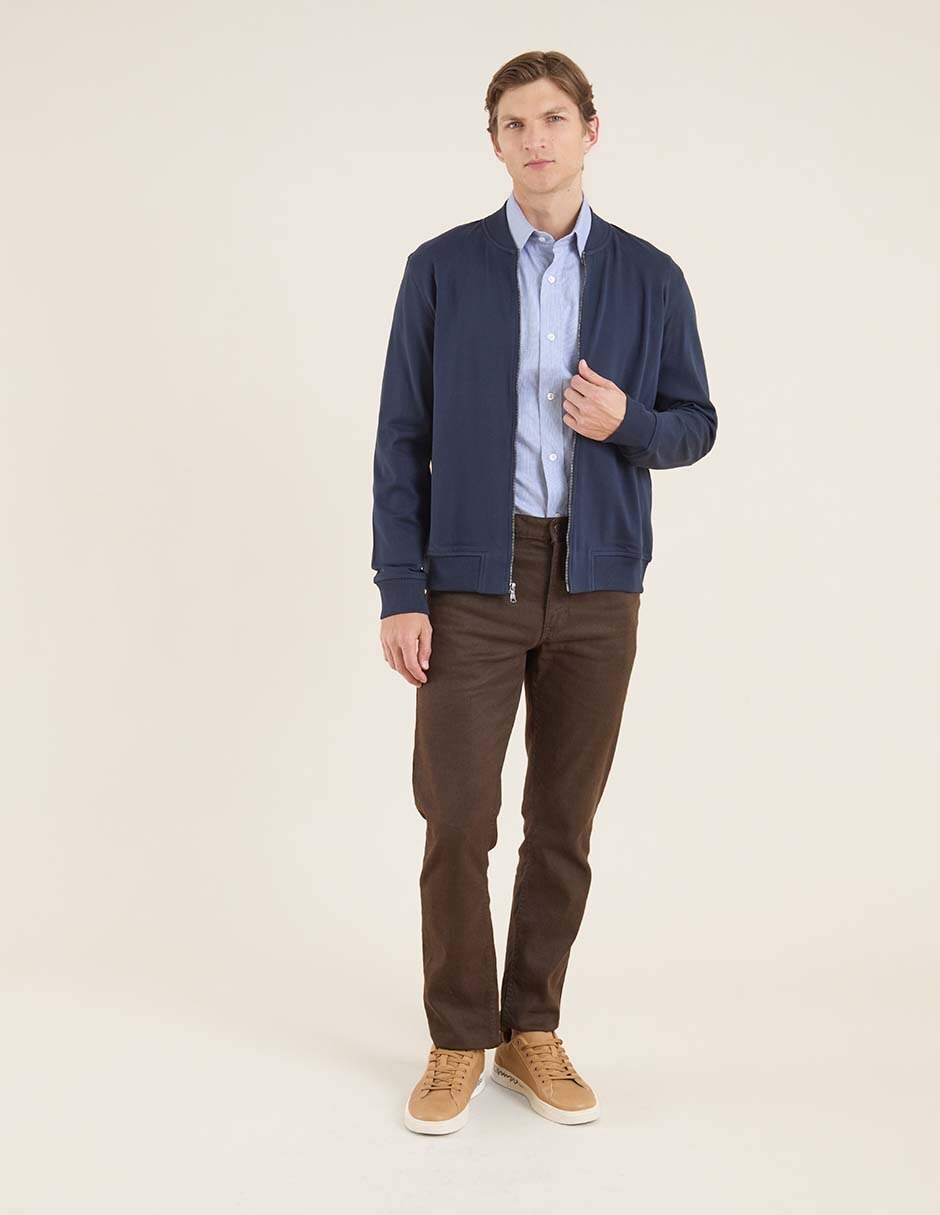 Chamarra bomber con bolsillos para hombre 3