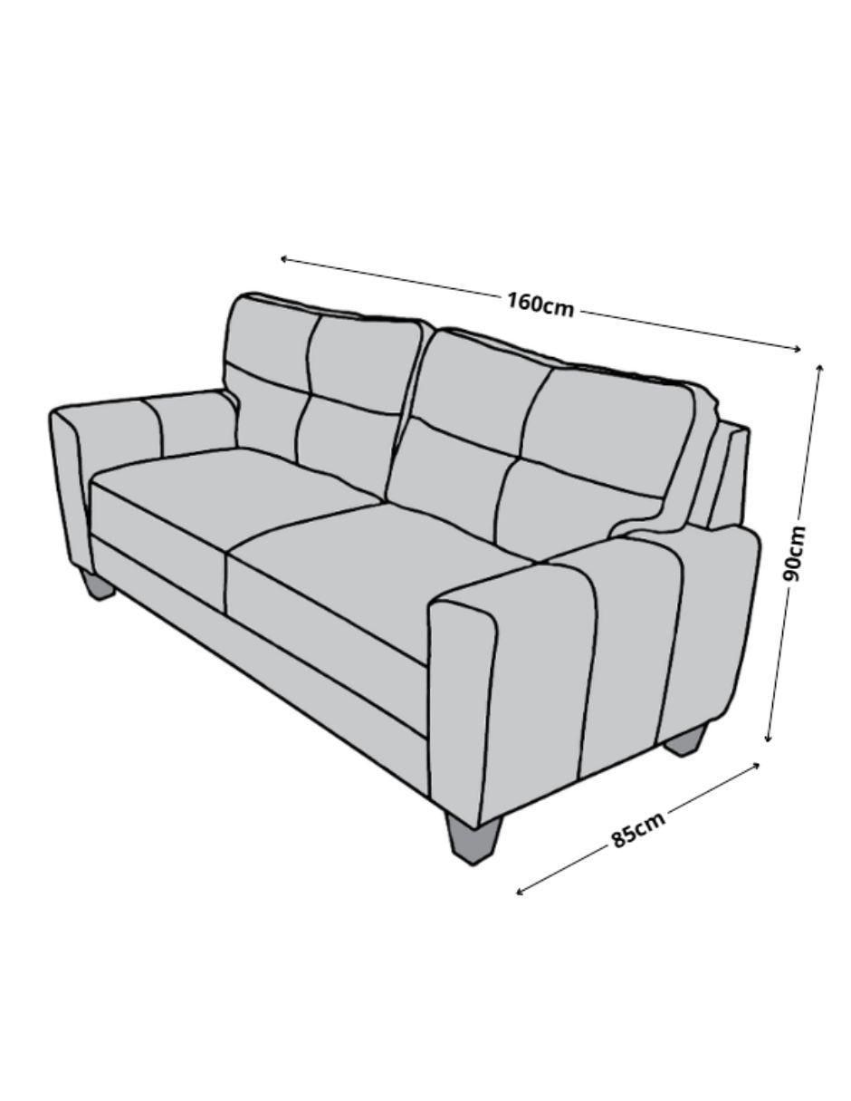 Love seat Sidney de lino 5