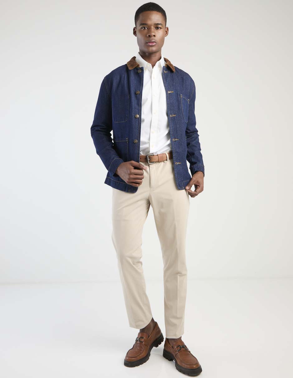 Pantalón de vestir chino slim para hombre 6
