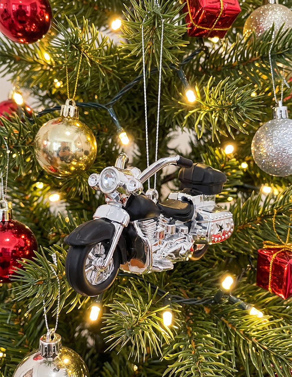 Ornamento casual motocicleta