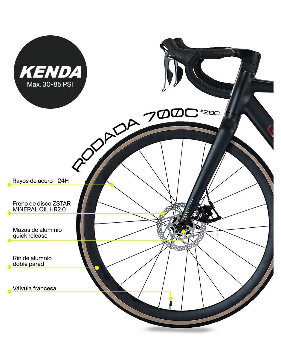 Bicicleta de ruta rodada unisex