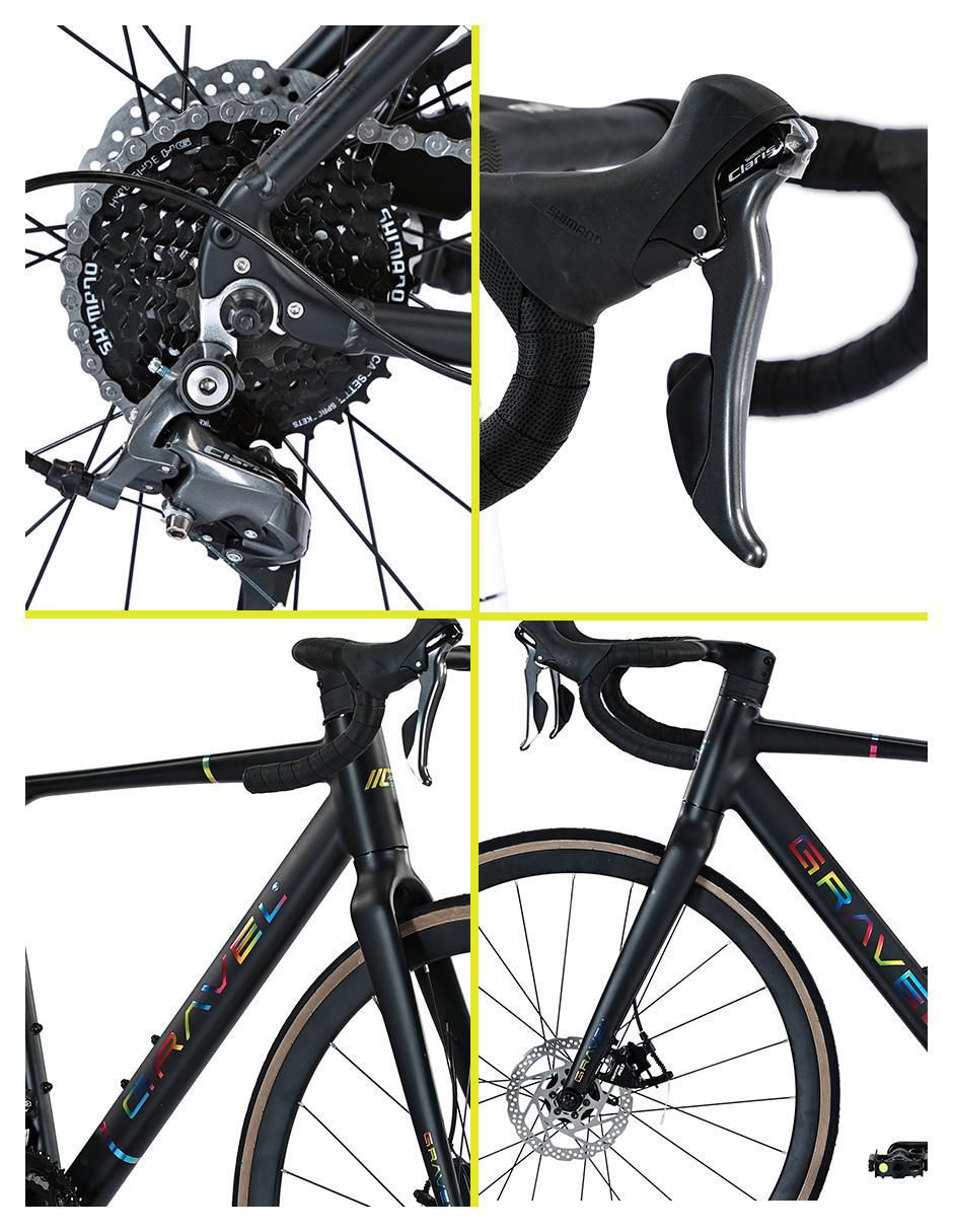 Bicicleta de ruta rodada unisex