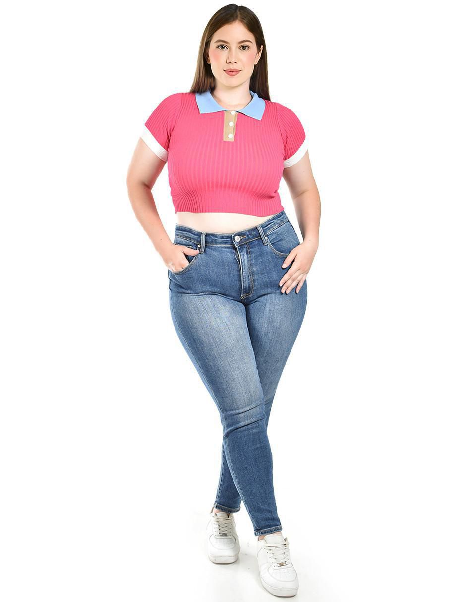 Jeans skinny j-bal-6695-medio para mujer 3