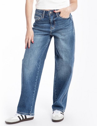 Jeans barrel j-bal-6853-medio para mujer