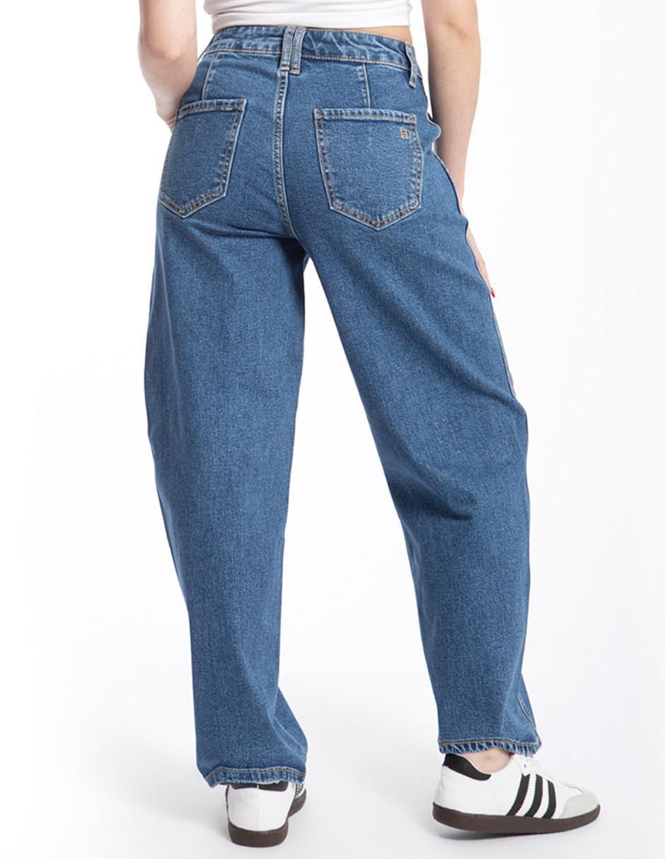 Jeans barrel j-bal-6855-medio para mujer