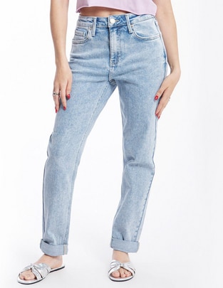 Jeans mom j-bal-6850-light para mujer