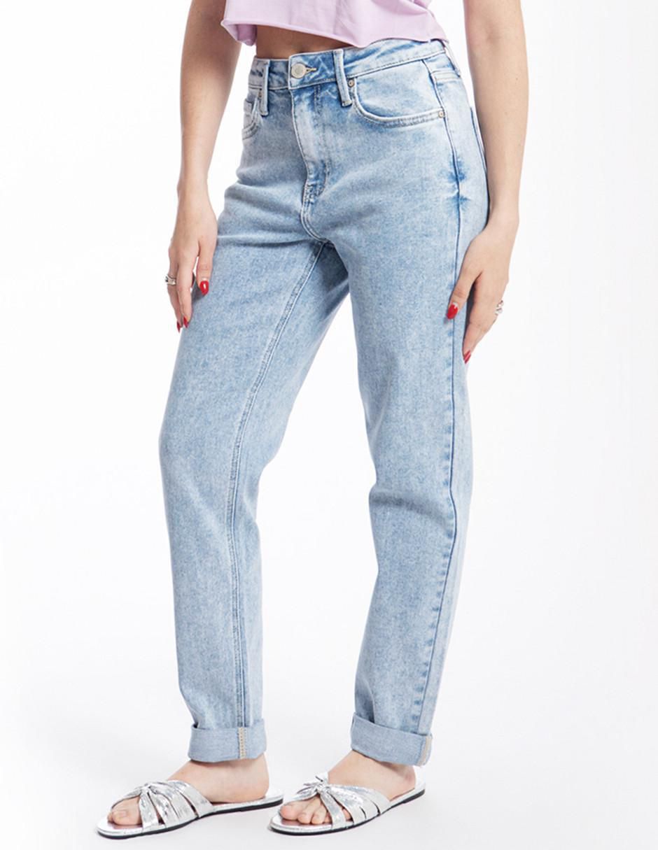 Jeans mom j-bal-6850-light para mujer 3