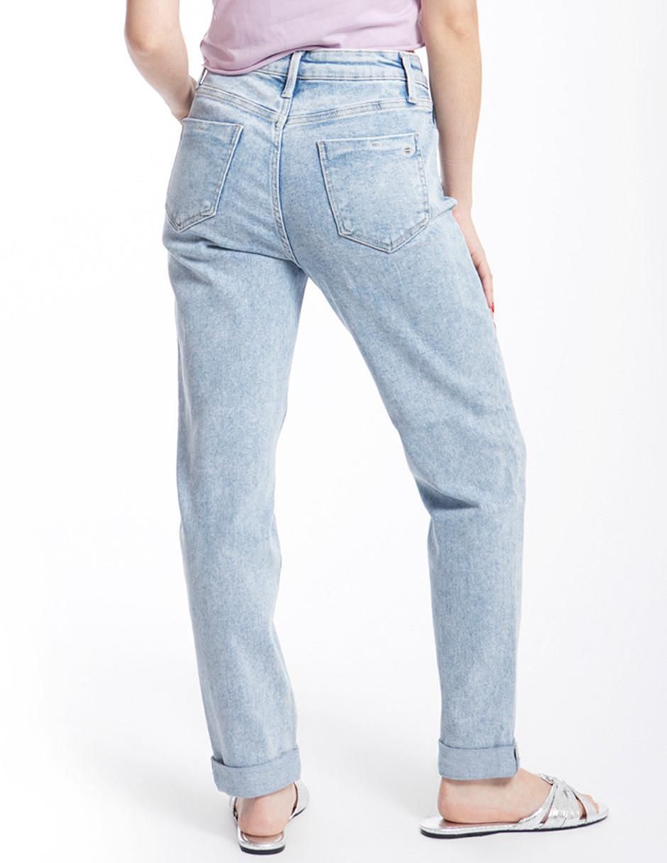 Jeans mom j-bal-6850-light para mujer 4