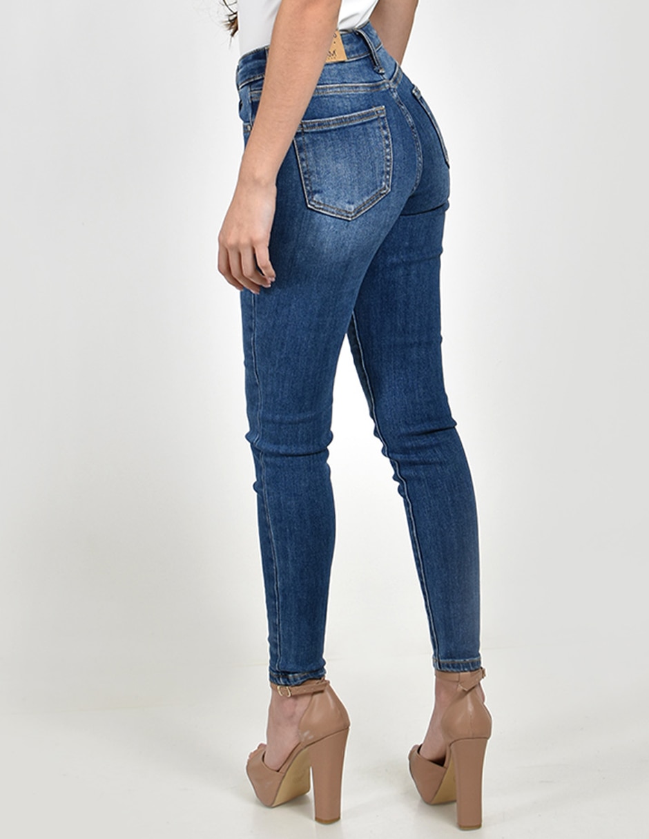 Jeans skinny j-bal-6695-medio para mujer 3