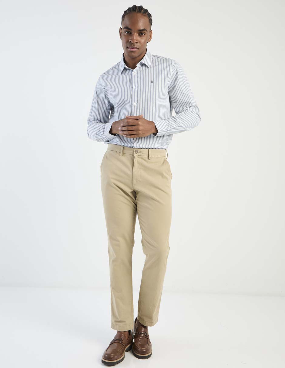 Camisa casual de algodón manga larga para hombre 3