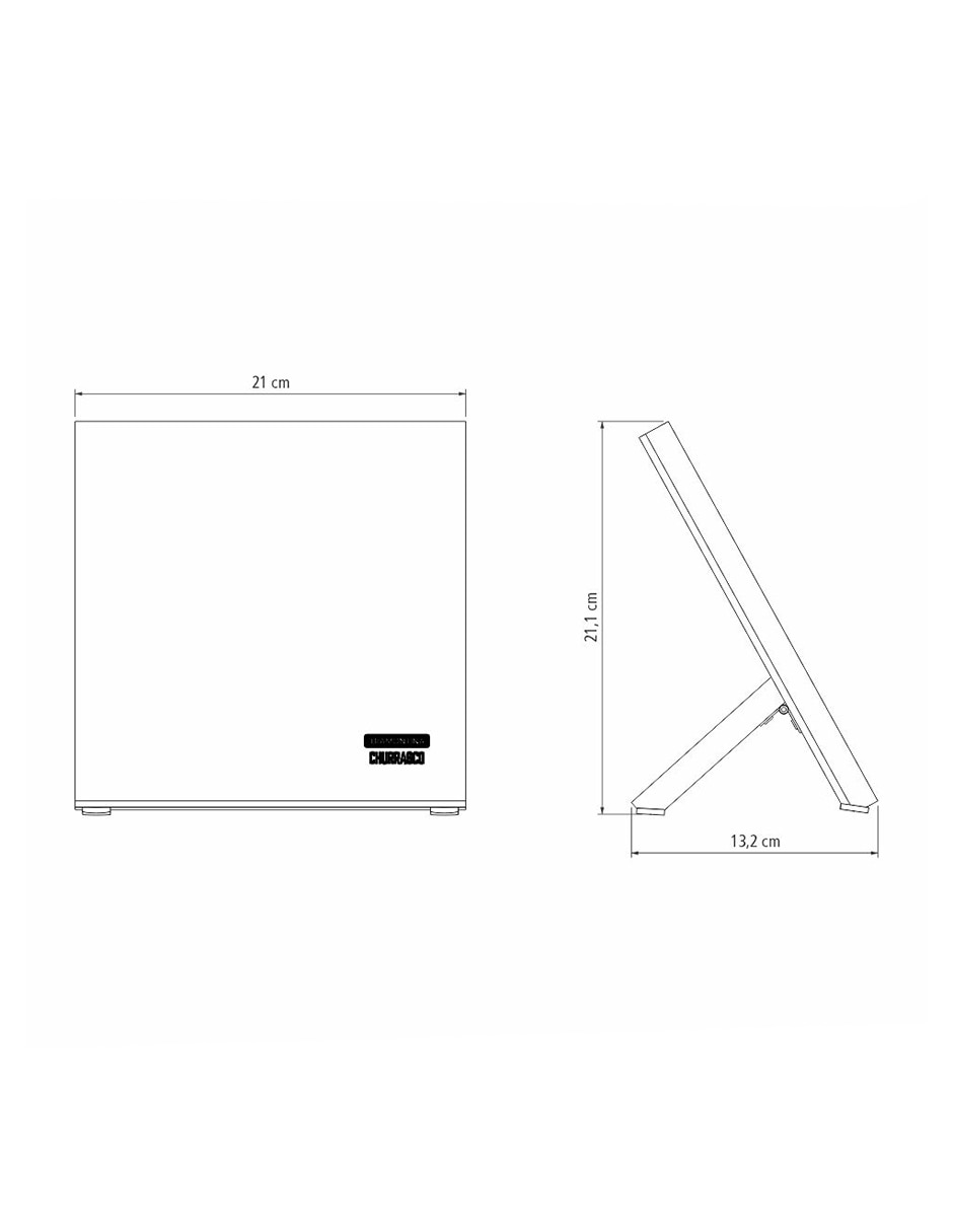 Set utensilios para asar Tramontina de acero inoxidable