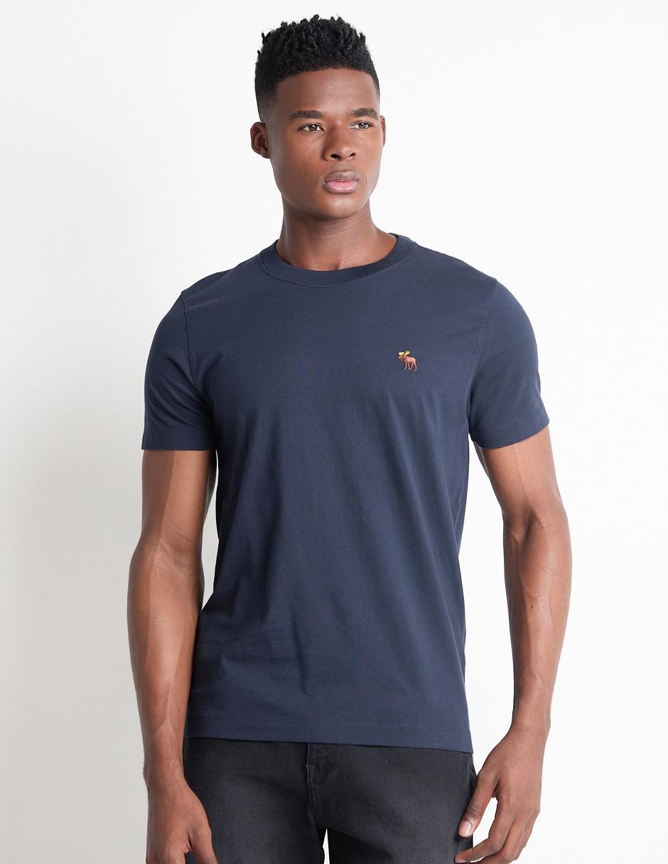 Playera Abercrombie & Fitch cuello redondo para hombre
