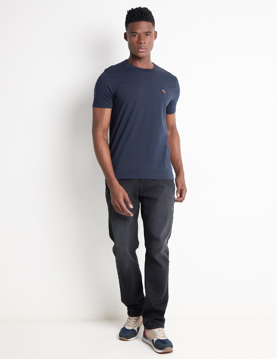 Playera Abercrombie & Fitch cuello redondo para hombre