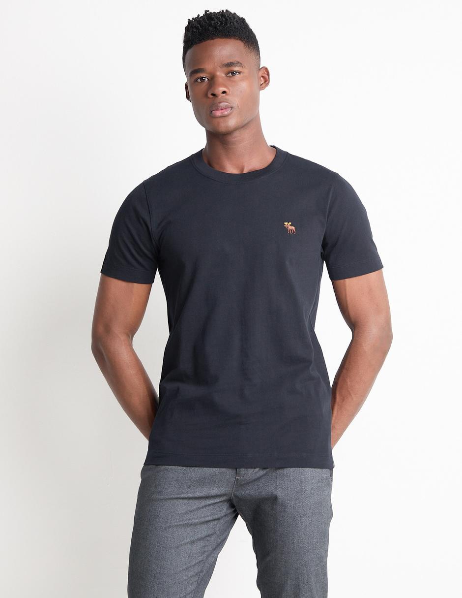 Playera Abercrombie & Fitch cuello redondo para hombre