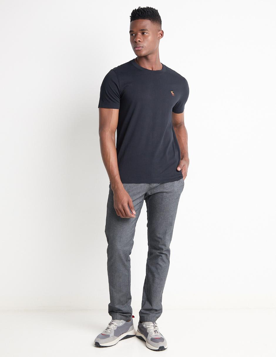 Playera Abercrombie & Fitch cuello redondo para hombre