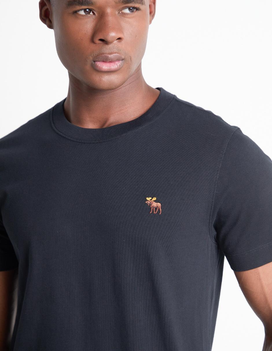 Playera Abercrombie & Fitch cuello redondo para hombre