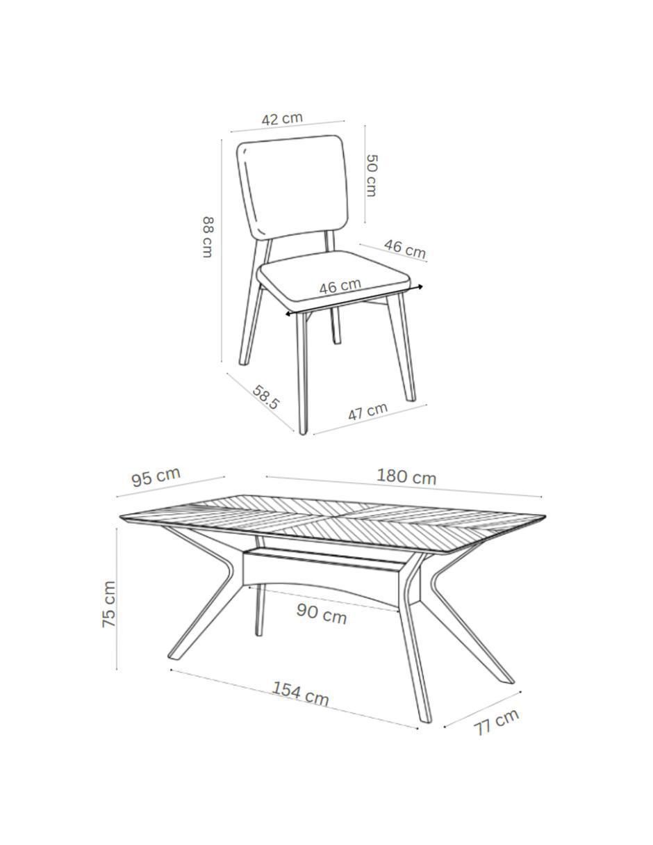 Comedor Aspen para 6 personas 6
