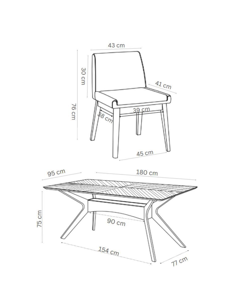 Comedor Lisboa para 6 personas 8