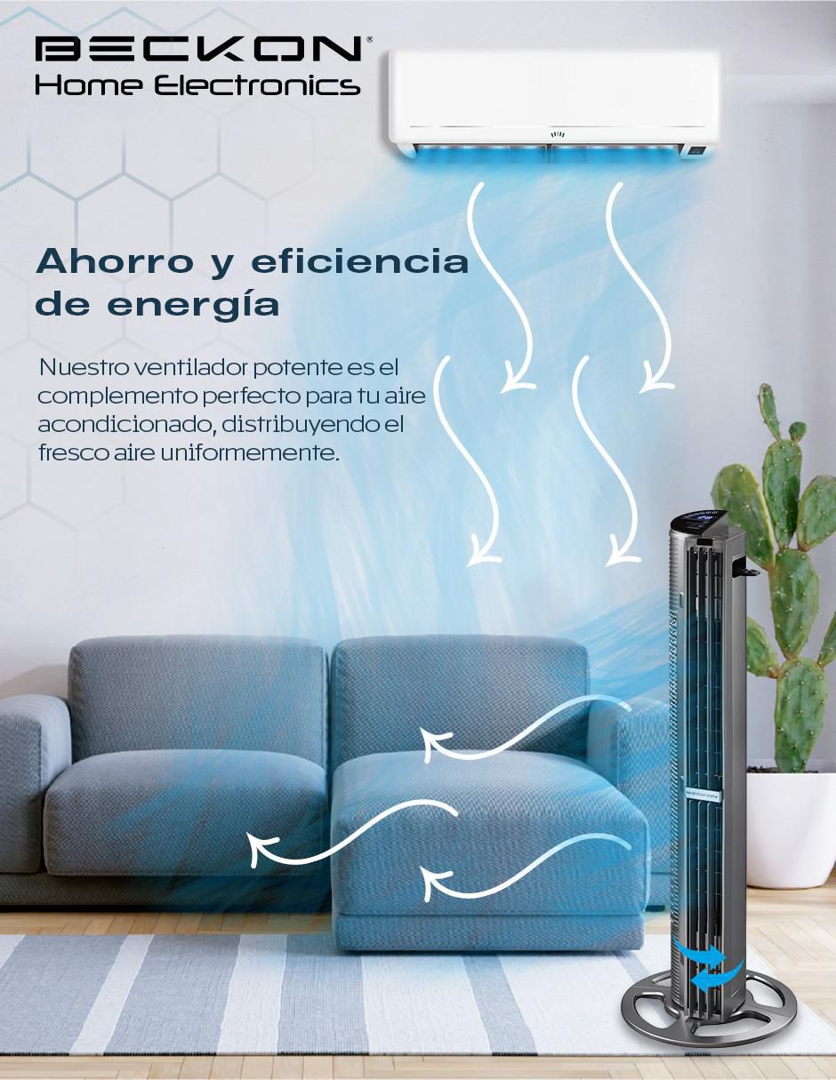 VENTILADOR DE TORRE BV-15TTHEMA , GRIS 6