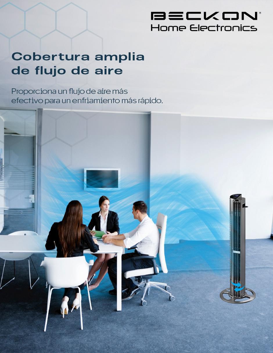VENTILADOR DE TORRE BV-15TTHEMA , GRIS 7