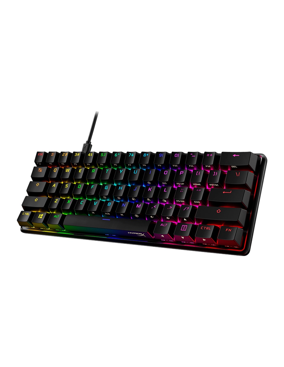 Teclado gamer retroiluminado español Hyperx Alloy Origins 60