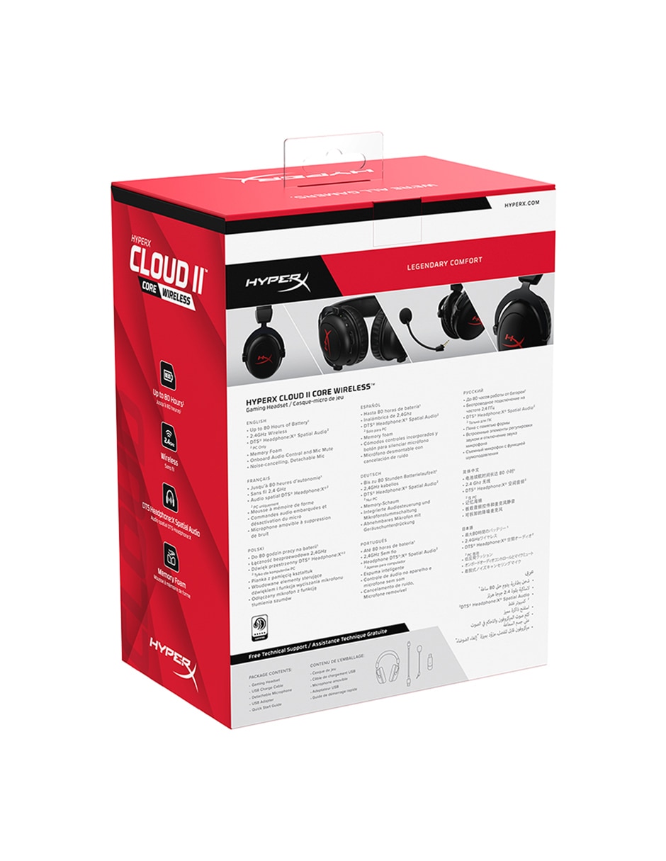 Audífonos gamer Hyperx inalámbricos