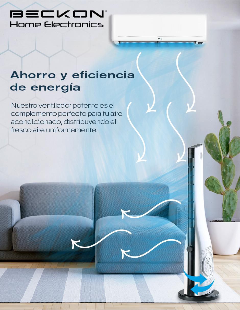VENTILADOR DE TORRE BV-9Y BECK, BLANCO 3