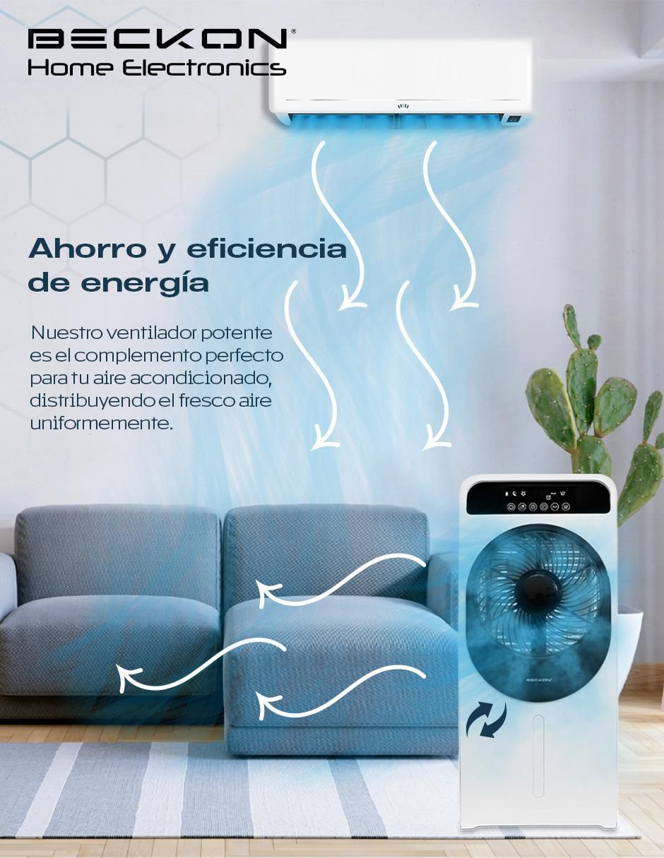 VENTILADOR DE TORRE BV-9SEA BE, BLANCO