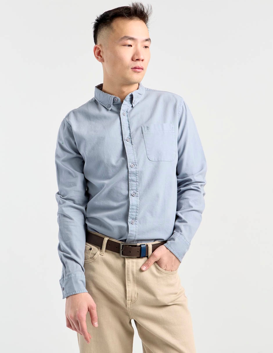 Camisa casual manga larga para hombre Camisa casual manga larga para hombre