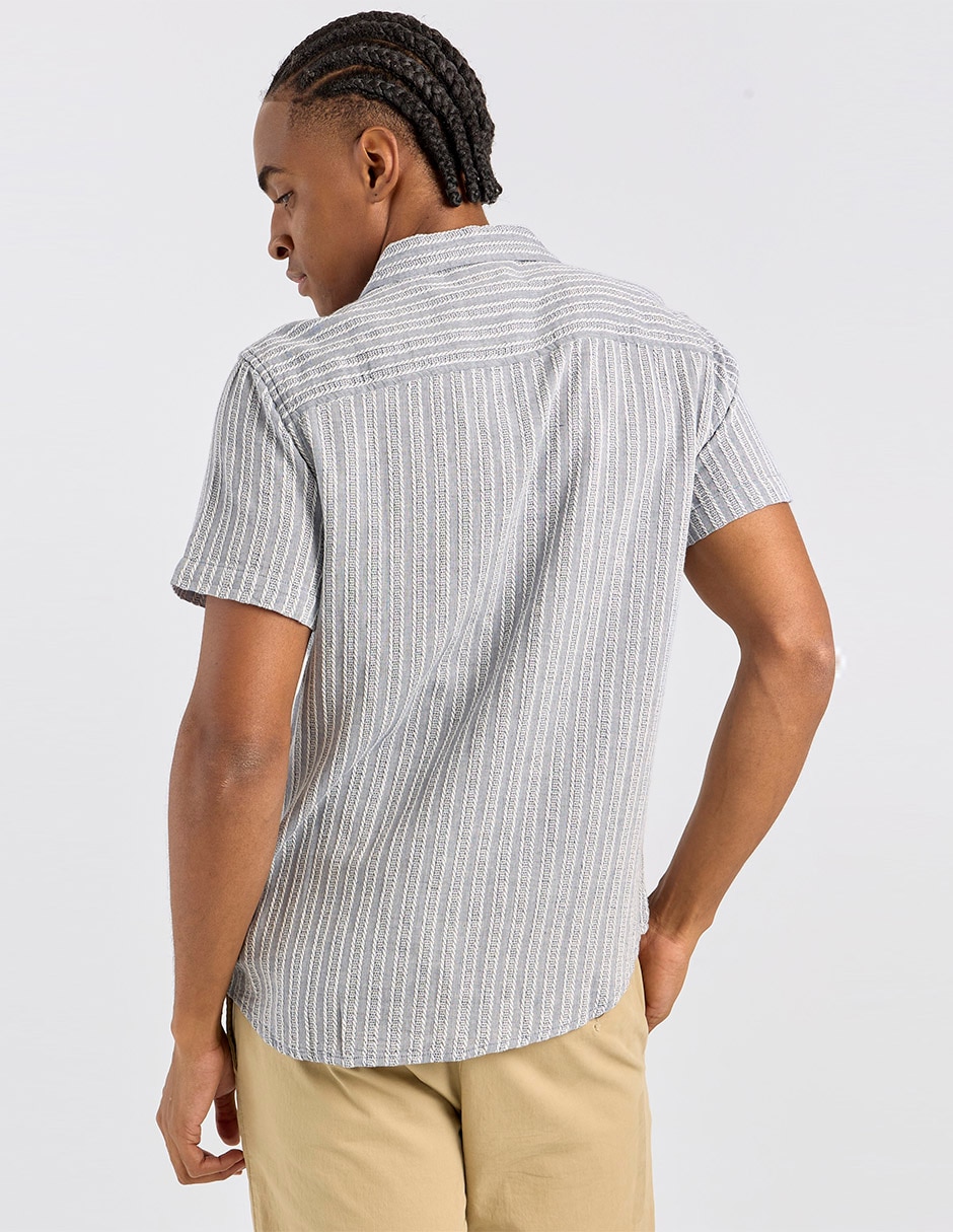 Camisa casual Elemento Uomo de algodón manga corta para hombre