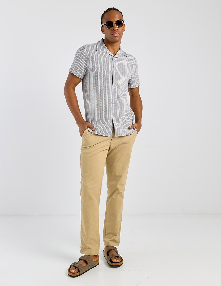 Camisa casual Elemento Uomo de algodón manga corta para hombre